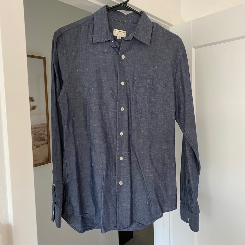 Club Monaco slim fit button down - size XS